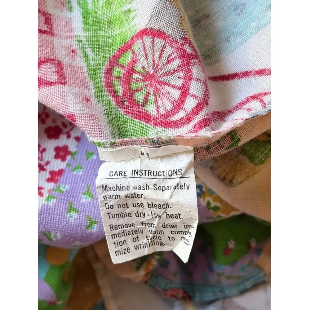 Holly Hobbie Vintage Twin Flat Bedspread Top Sheet 70s Cottagecore Bedding